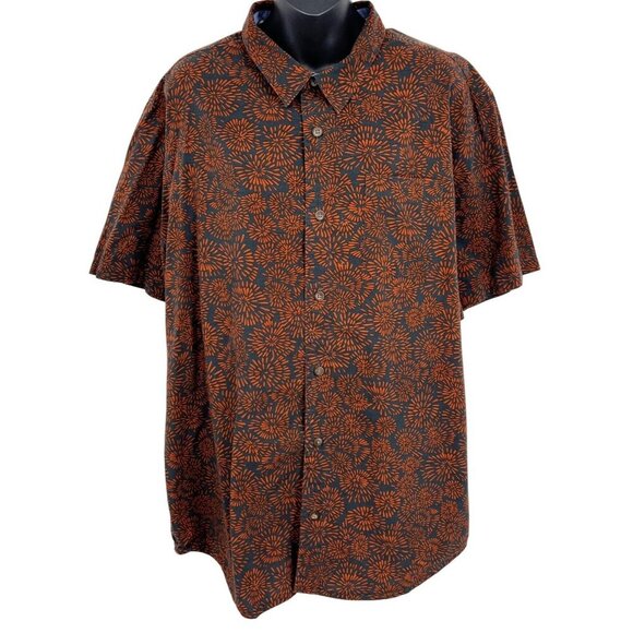 Jack ONeill Mens Size XL Extra Large Button Up Floral Burst Shirt Short Sleeve - Picture 1 of 6
